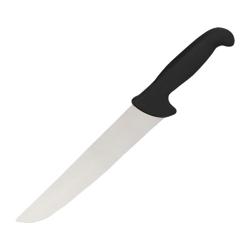 Professional Chef Knife – 230 mm Straight Blade - Black Plastic Handle - German T5MoV Steel 55±1 HRC