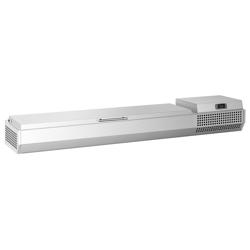 Opzetkoelvitrine PREMIUM PLUS - met LED-verlichting - 1493x413mm - 5x GN 1/3