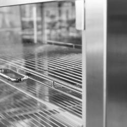 Vitrina de autoservicio de sobremesa - 0,9 m - 225 litros - 2 estantes