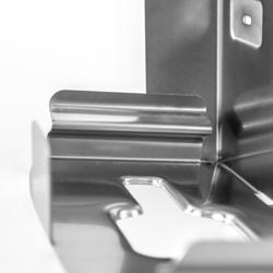 AIR WOLF | Kağıt Havlu Dispenseri - 600 havlu için - paslanmaz çelik - siyah