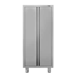 Armoire de travail en inox ECO - 800x700mm - 2 portes battantes - Hauteur: 1800mm