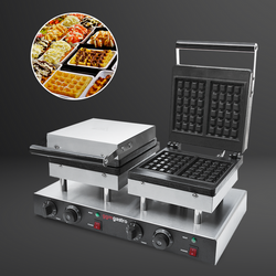 Máquina para hacer gofres - Gofres de Bruselas - Doble
