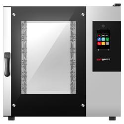 Bakery-Electric Commercial Combi Oven - Touchscreen Controls - 6x EN 600x400 - incl. Automatic washing system, Core temperature probe, HACCP monitoring, USB