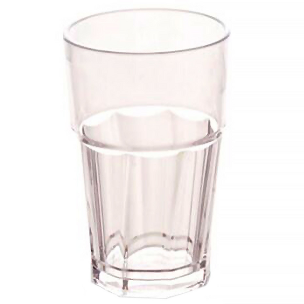 Polykarbonat glas - 250 ml - set med 50 stycken