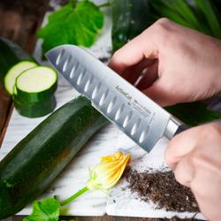 F. DICK | ActiveCut – Santokukniv – med kullslipad klinga: 180 mm