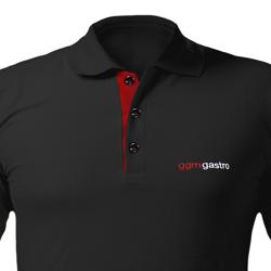 (5 pcs) Polo en coton Homme - Noir - Taille : S