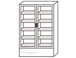 Getränkekühlschrank - 435 Liter - mit 2 Glastüren