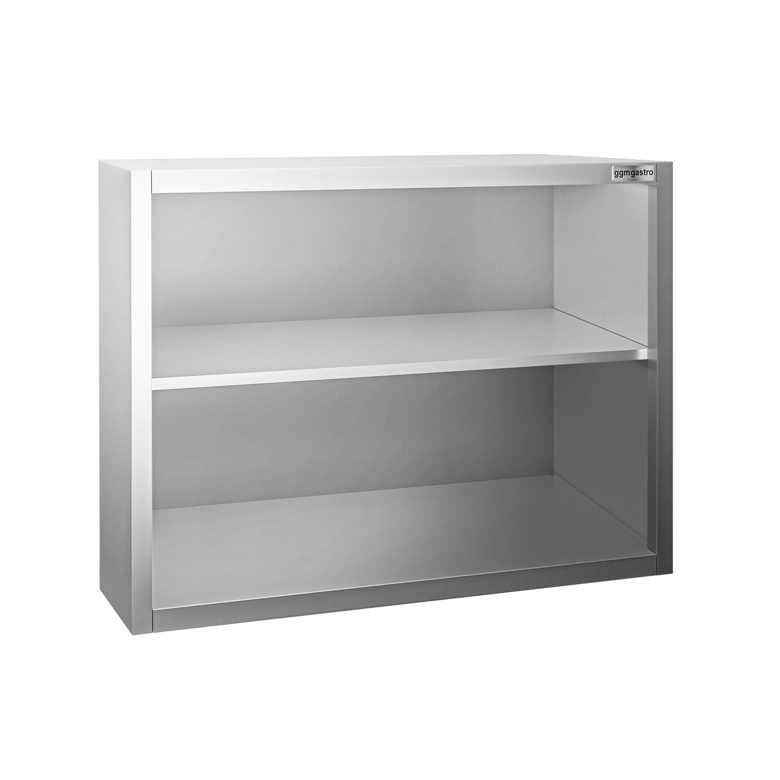 Edelstahl Wandhängeschrank PREMIUM - 800x400mm - ohne Schiebetür - 800mm hoch