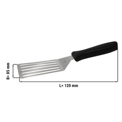 Turner - 12 x 8.5cm - slotted with plastic handle