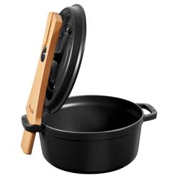 STAUB | Dekselhouder hout - 340mm - Beuken