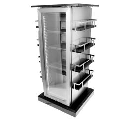 Frigider pentru săli de conferințe – 565 mm – 75 litri – cu 1 ușă batantă din sticlă