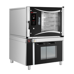 Bakkerij elektrische combisteamer - Digitaal - 5x EN 80x40 - incl. rijskast & wassysteem