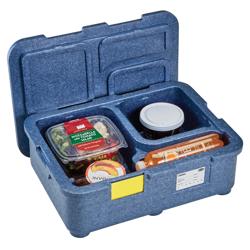 CAMBRO | Cam GoBox® Meal Transport Box – 4‑compartment – 485×350×165 mm – Blue