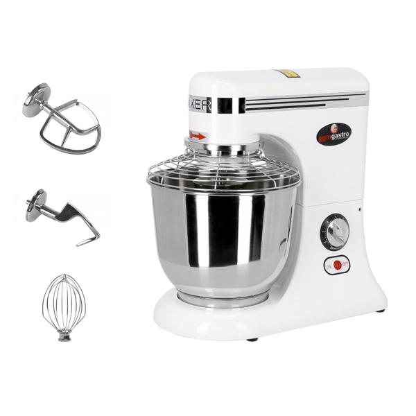 Commercial Planetary Mixer - 7 Litre – 330 W – 3 Speeds – Stainless Steel Bowl – Tabletop
