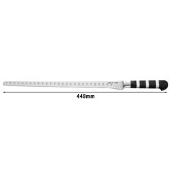 F. DICK | 1905 Salmon & Ham Slicing Knife – Granton Edge - 320 mm Blade - Black/Silver Handle