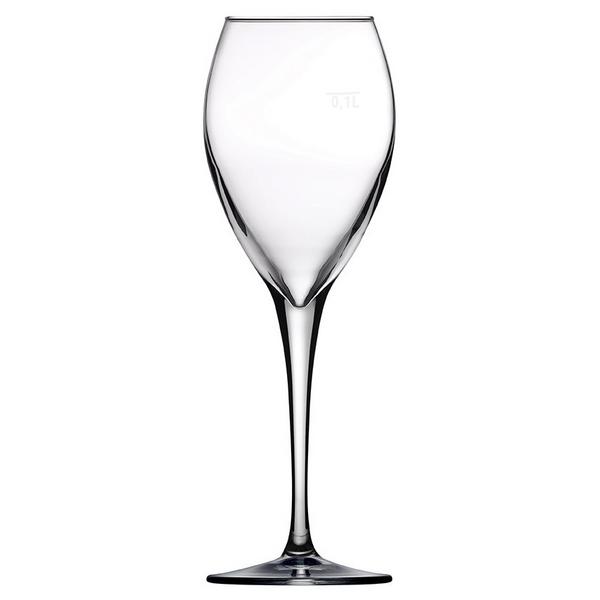 (24 pcs) Wine glass - PERCEPTION - 260 ml - calibrated at 100 ml