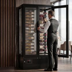 Cantinetta Frigo Vino panoramica - 1 zona climatica - 450 litri - max. 104 bottiglie