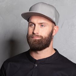 (5 stuks) KARLOWSKY | Flat Cap Classic - Steengrijs