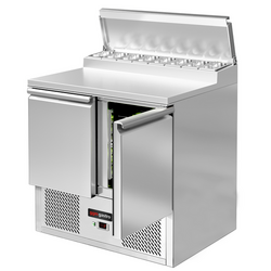 Mini voorbereidingstafel ECO - 900mm - 2 deuren - voor 5x GN 1/6