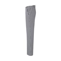 (1 piece) KARLOWSKY | Men's Chef Trousers – Black - Size XS - Elasticated Side Waistband - Belt Loops - Cotton