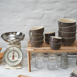 STAUB | CERAMIQUE - Tálkészlet, 4 db - Ø 140mm - Kerámia - Antik szürke