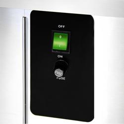 Máquina de polir copos profissional / Polidora de copos - 1,49kW - com soprador de ar quente e 5 escovas