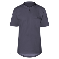 (6 pezzi) KARLOWSKY | Camicia da lavoro da uomo a maniche corte Performance - Antracite - Taglia: 5XL