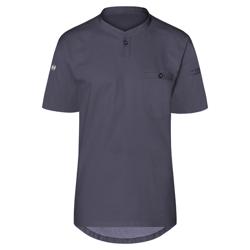 (6 stuks) KARLOWSKY | Korte Mouw Heren Werkshirt Performance - Antraciet - maat: L