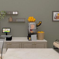 Espremedor de laranjas automático profissional - 550W - 15 laranjas/min - 61kg - com alimentação automática de fruta, contagem de frutas & controlo digital - Laranja