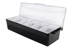 Garnish centre with 6 containers - incl. lid