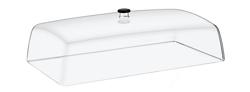 Gastronorm GN 1/2 Cover Hood – Polycarbonate, Clear, 274×335×145 mm – Fits TAHSGP12/TAHTGP12