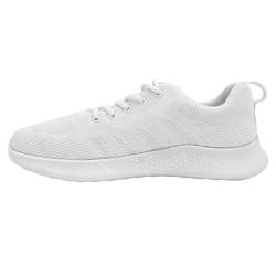 KARLOWSKY | Soft-Run Slip-Resistant Work Trainer – White - EU 45 - EN ISO 20347:2022 O1 SR FO