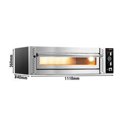 Forno elettrico per pizza - 4x 34cm - Manuale
