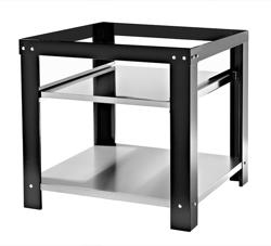 Support pour four à pizza - Noir - 910x865x850mm - avec 2 étagères - compatible avec GPOE430DN