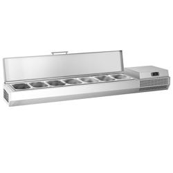 Vitrină frigorifică- 1,7 x 0,41 m - pentru 6 x GN 1/3