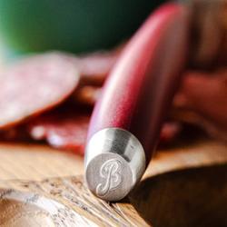 BERKEL | Teknica Professional Chef’s Knife – Red Resin Handle – 150 mm Blade – 3 mm Steel