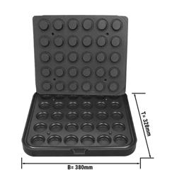 Tartlet Mould Plates - Round - Ø 47mm - for 30 tartlets - compatible with Tartlet machine TMNP