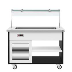 Carrinho de buffet frio DANZIG - 1300mm - para 3x GN 1/1