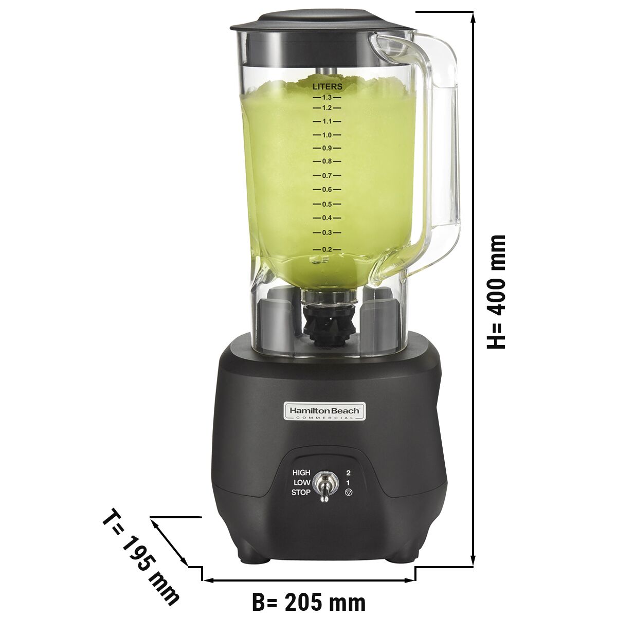 HAMILTON BEACH | Mixeur de bar HBB908R – 1,25 litre – 745 W  