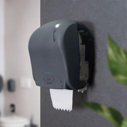 AIR-WOLF | Distribuitor de role de prosoape Autocut - plastic ABS - antracit