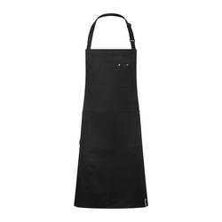 KARLOWSKY | Grembiule con pettorina a maniche corte ROCK CHEF®-Stage2 con fibbia e tasche
