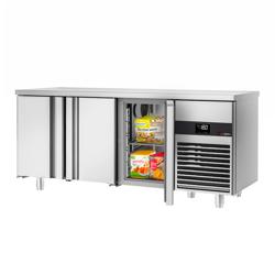 Commercial freezer counter PREMIUM - 1870 x 700 mm - with 3 doors