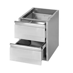 Çekmece ünitesi PREMIUM - 2 çekmece - Tezgah altı modülü 400x760 mm - ATK için 800 mm derinlik