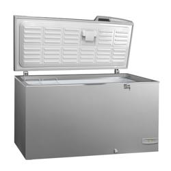Vrieskist - 1504x700mm - 388 liter - RVS deksel - incl. scheidingswand
