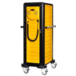 Professional Mobile Food Warming Cabinet 24 × GN 1/1 – 65–90°C - Yellow