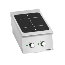 Induktionshäll - med 2 plattor (7 kW)