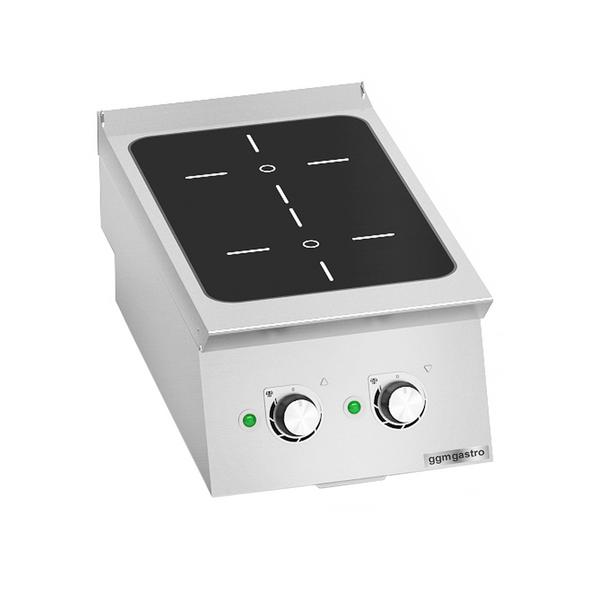 Réchaud à induction à poser - 7kW - 2 foyers