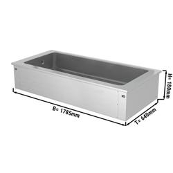 Commercial built-in ice well - 1800 mm - 5 x GN 1/1