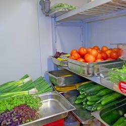 Cámara de refrigeración - 2,43 x 3,48 m - altura: 2,1 m - 14,75 m³ / Célula refrigerada