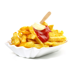Support inox pour distributeur de sauce - 3x 2 litres